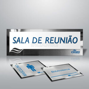 PLACAS DE SINALIZAÇÃO